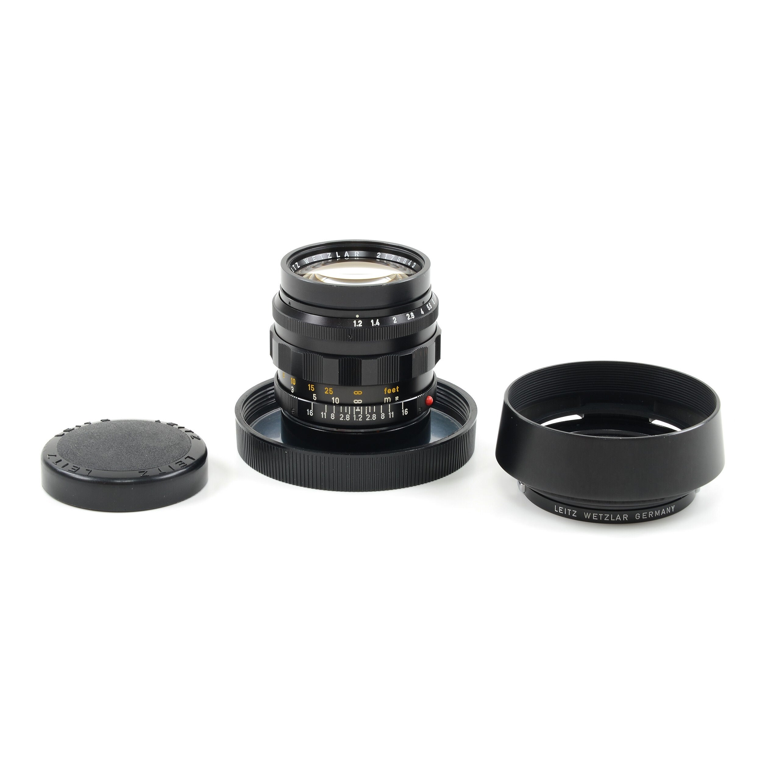 Leitz 50mm f1.2 Noctilux + doos 1e batch dikke voorvelg Zeer zeldzaam