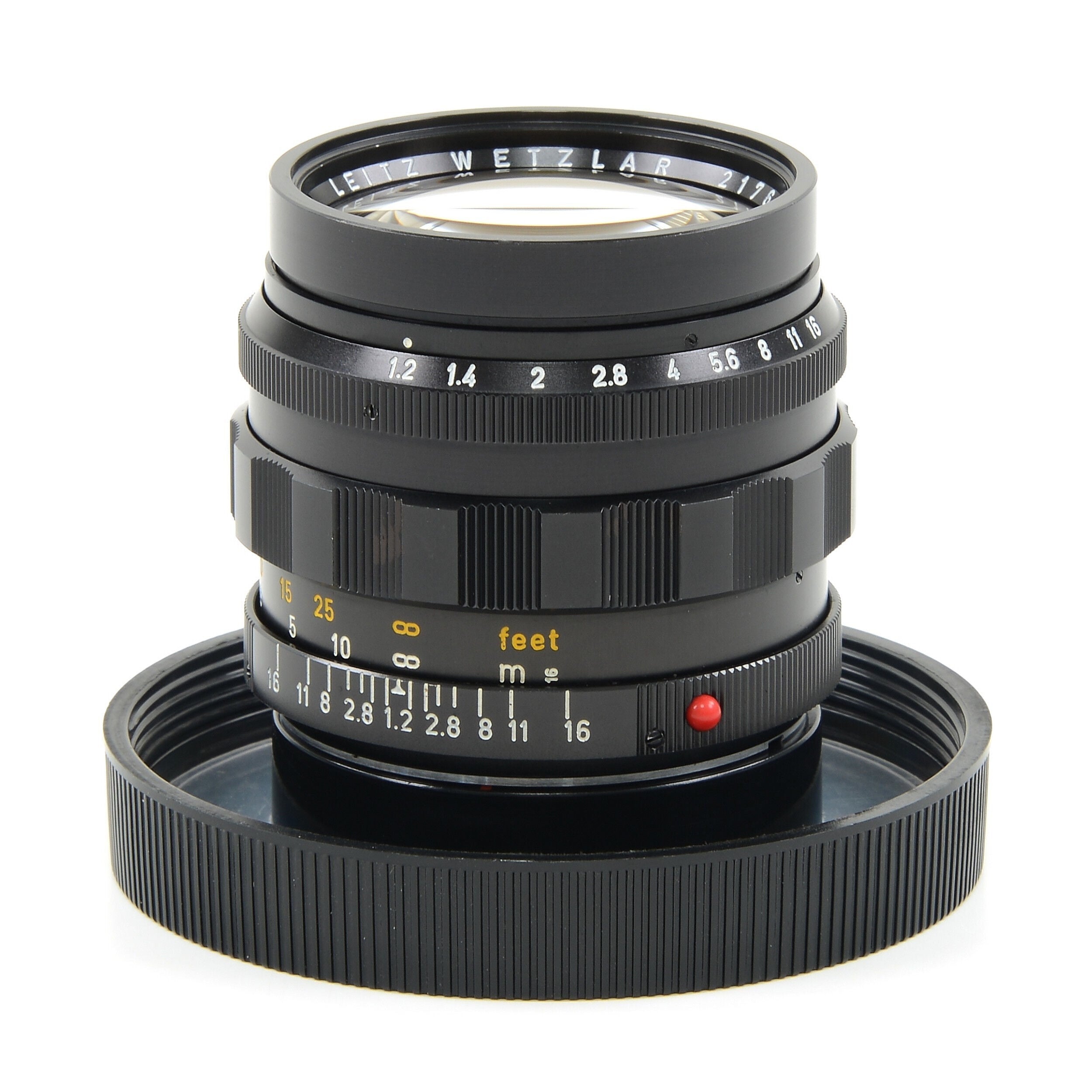 Leitz 50mm f1.2 Noctilux + doos 1e batch dikke voorvelg Zeer zeldzaam