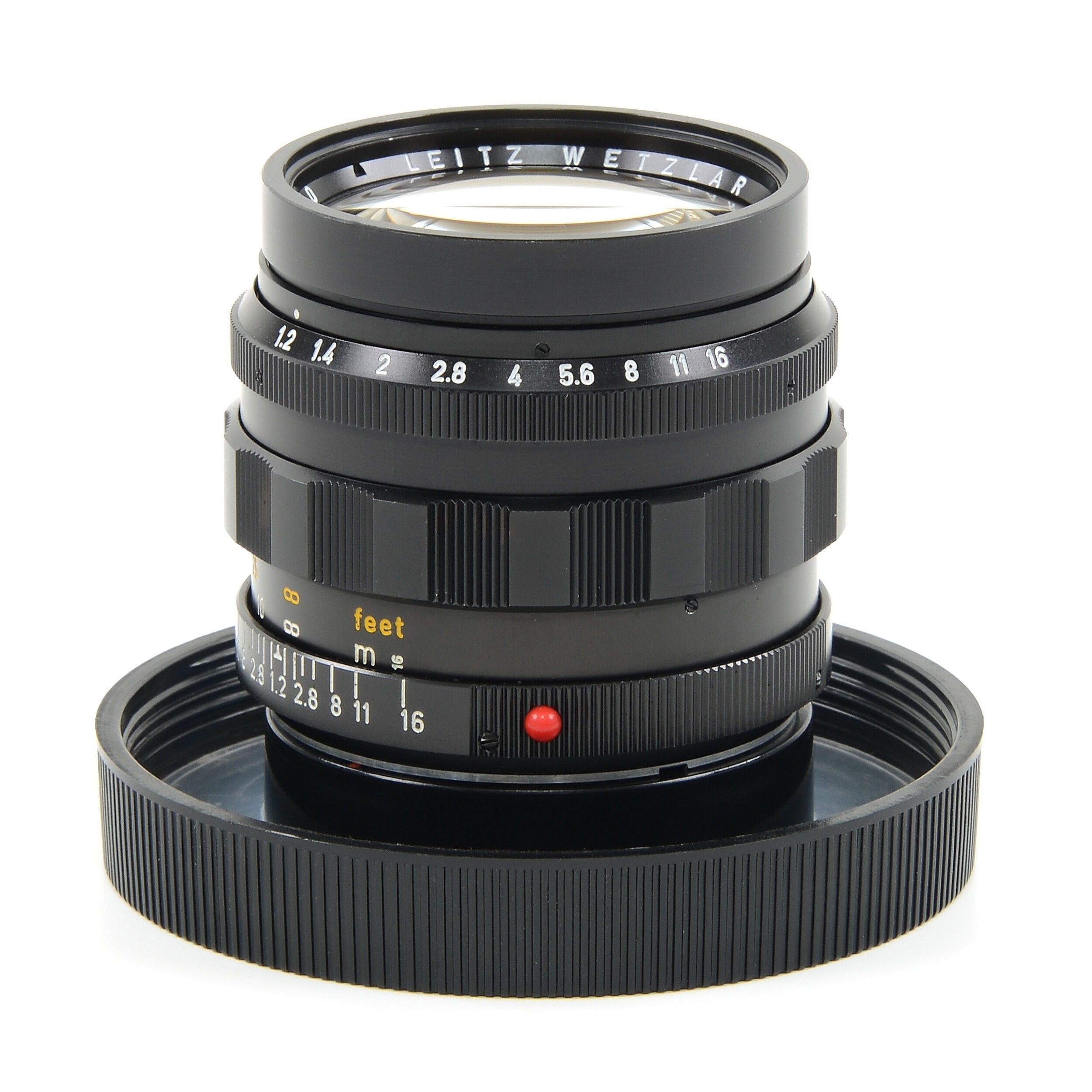 Leitz 50mm f1.2 Noctilux + doos 1e batch dikke voorvelg Zeer zeldzaam