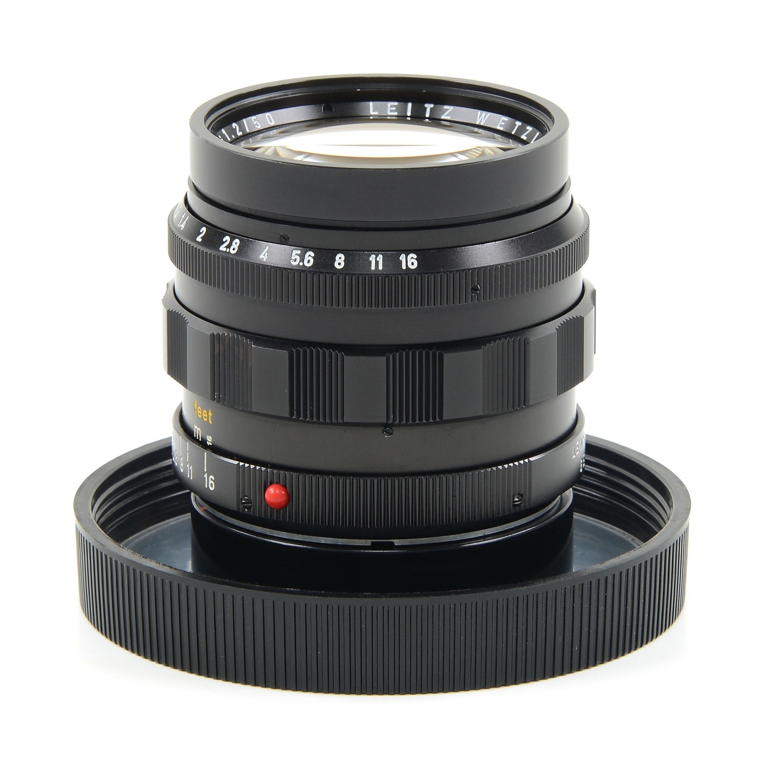 Leitz 50mm f1.2 Noctilux + doos 1e batch dikke voorvelg Zeer zeldzaam