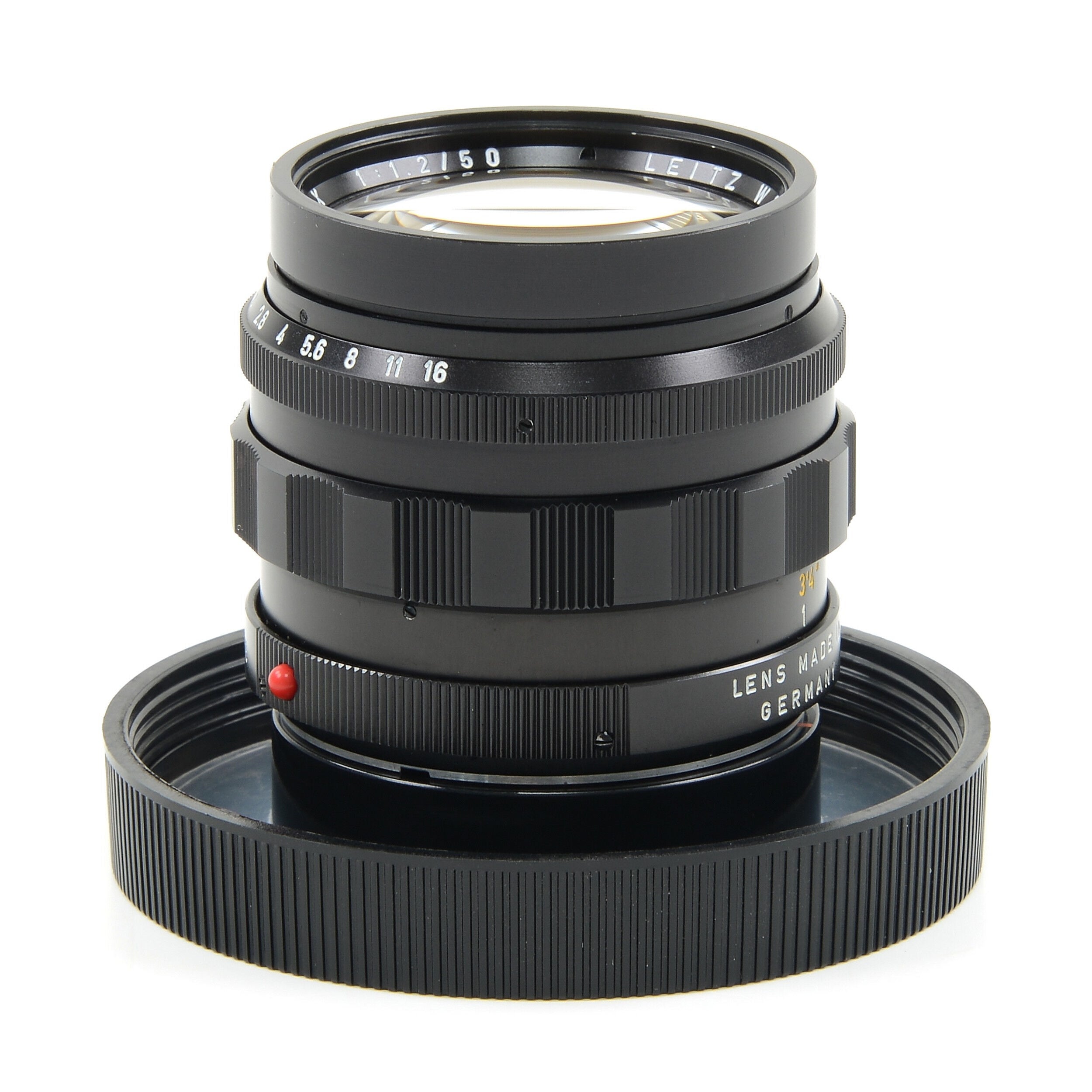 Leitz 50mm f1.2 Noctilux + doos 1e batch dikke voorvelg Zeer zeldzaam