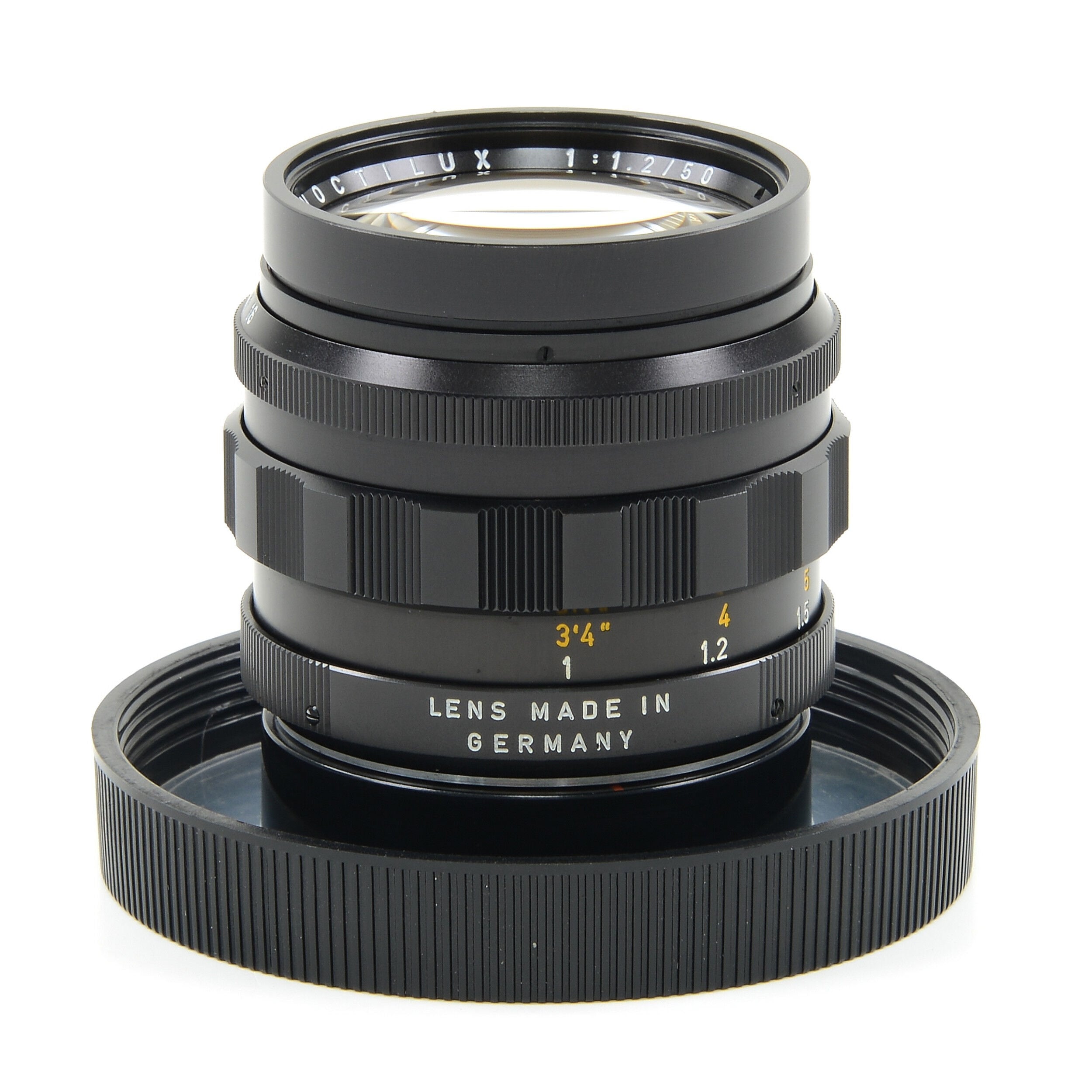 Leitz 50mm f1.2 Noctilux + doos 1e batch dikke voorvelg Zeer zeldzaam