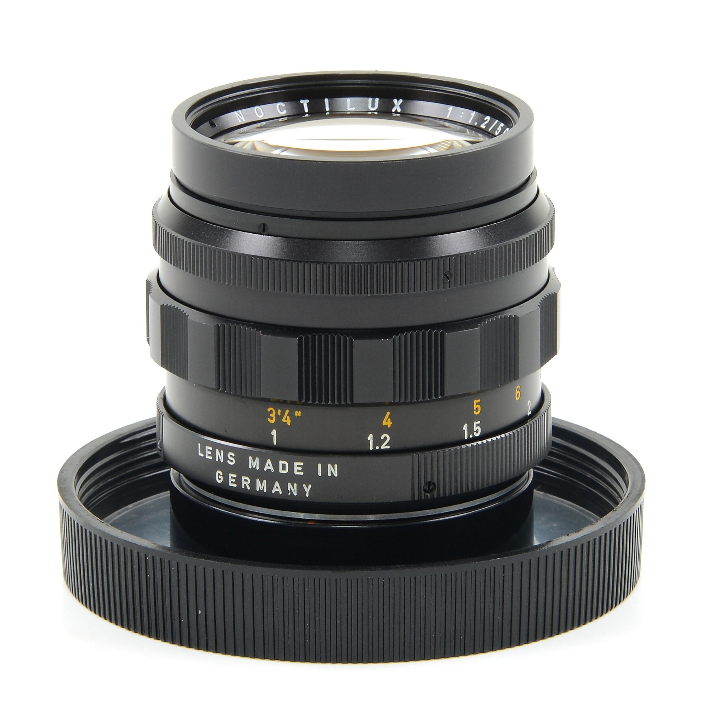 Leitz 50mm f1.2 Noctilux + doos 1e batch dikke voorvelg Zeer zeldzaam