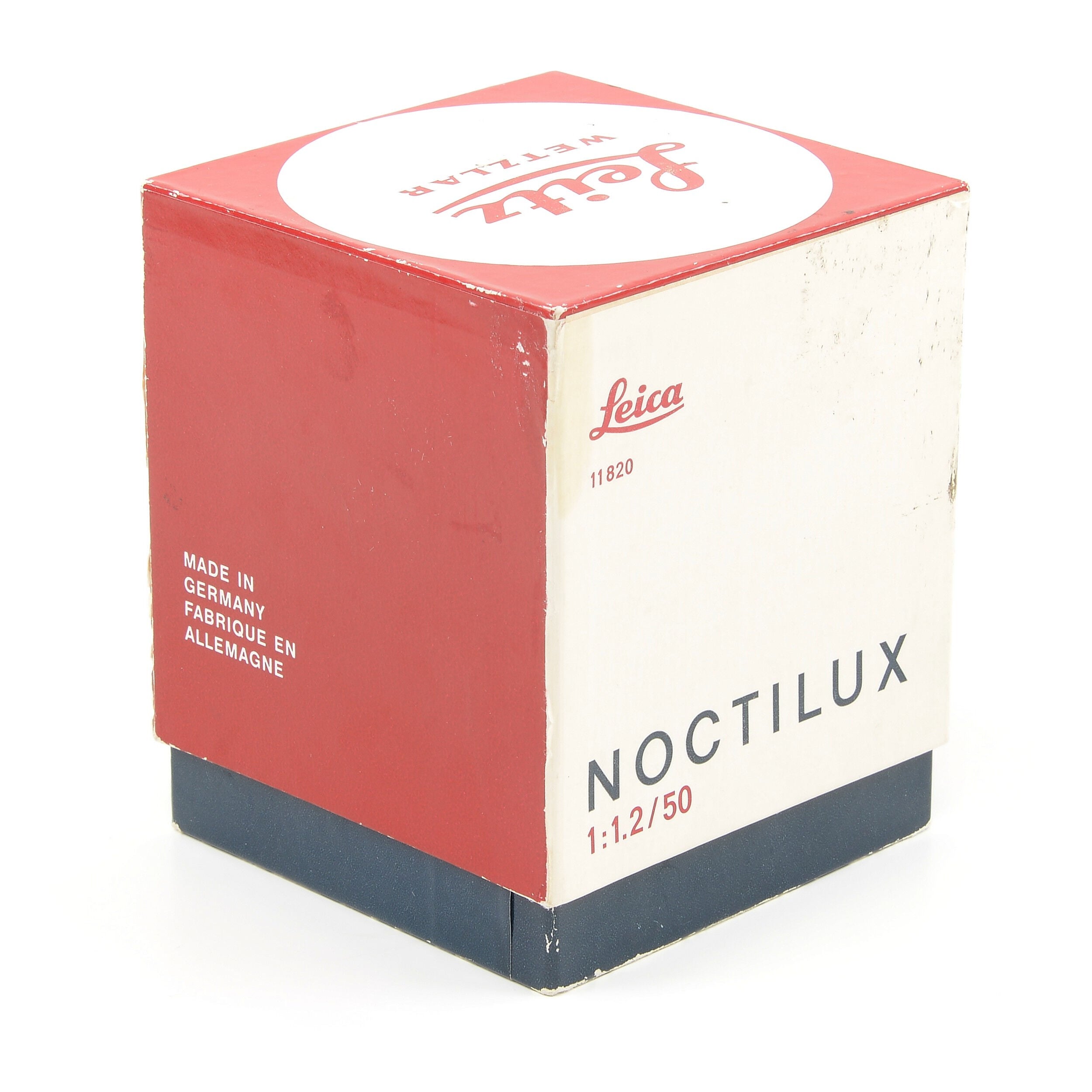 Leitz 50mm f1.2 Noctilux + doos 1e batch dikke voorvelg Zeer zeldzaam