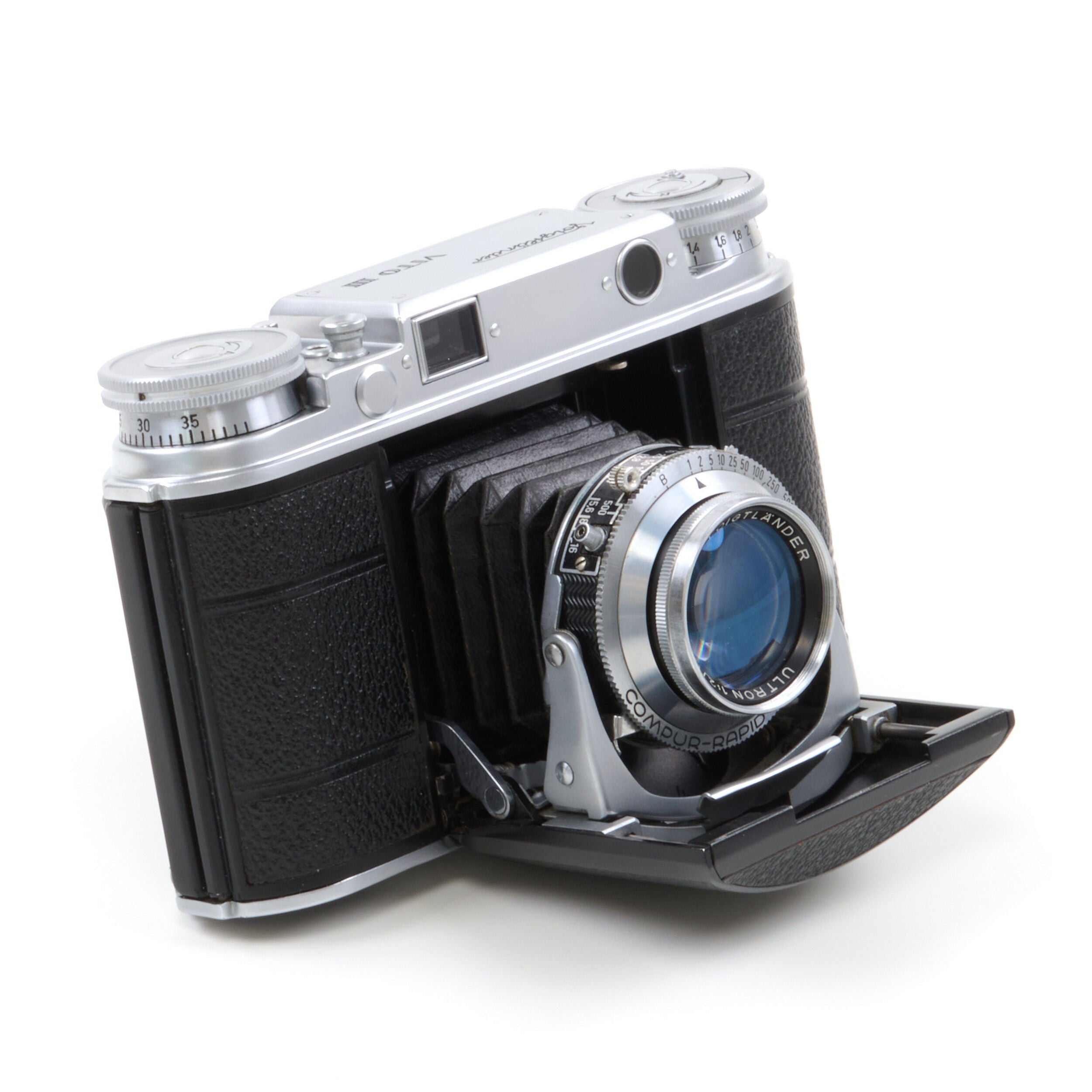 Voigtländer Vito III Zeer Vroege Batch + Ultron 50mm f2 Compur-Rapid + Doos